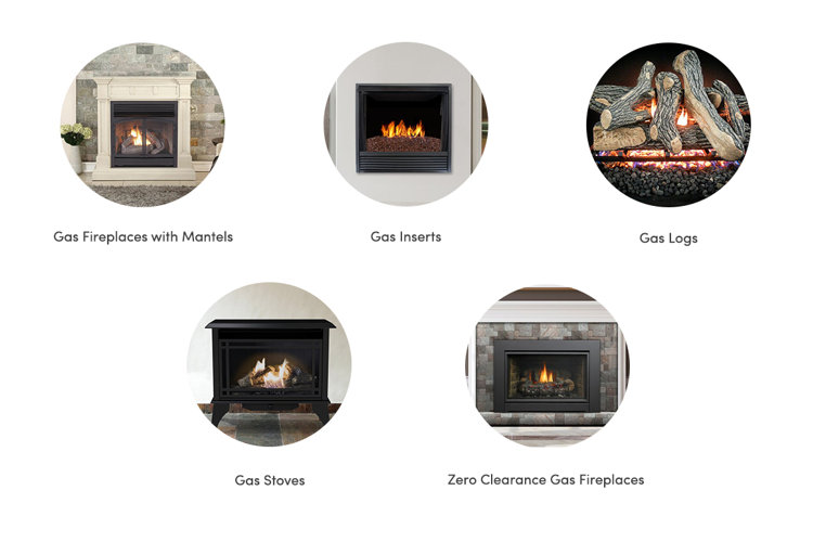 Types of Gas Fireplaces Picking the Perfect One for Your Home Wayfair
